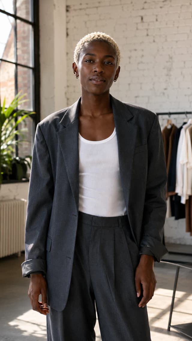 Black Androgynous Fashion Creator
