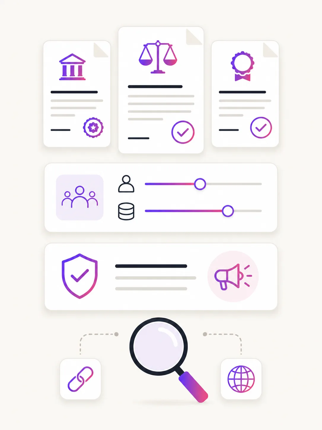 Illustration of official terms, credit, and licensing checks for an AI video suite review
