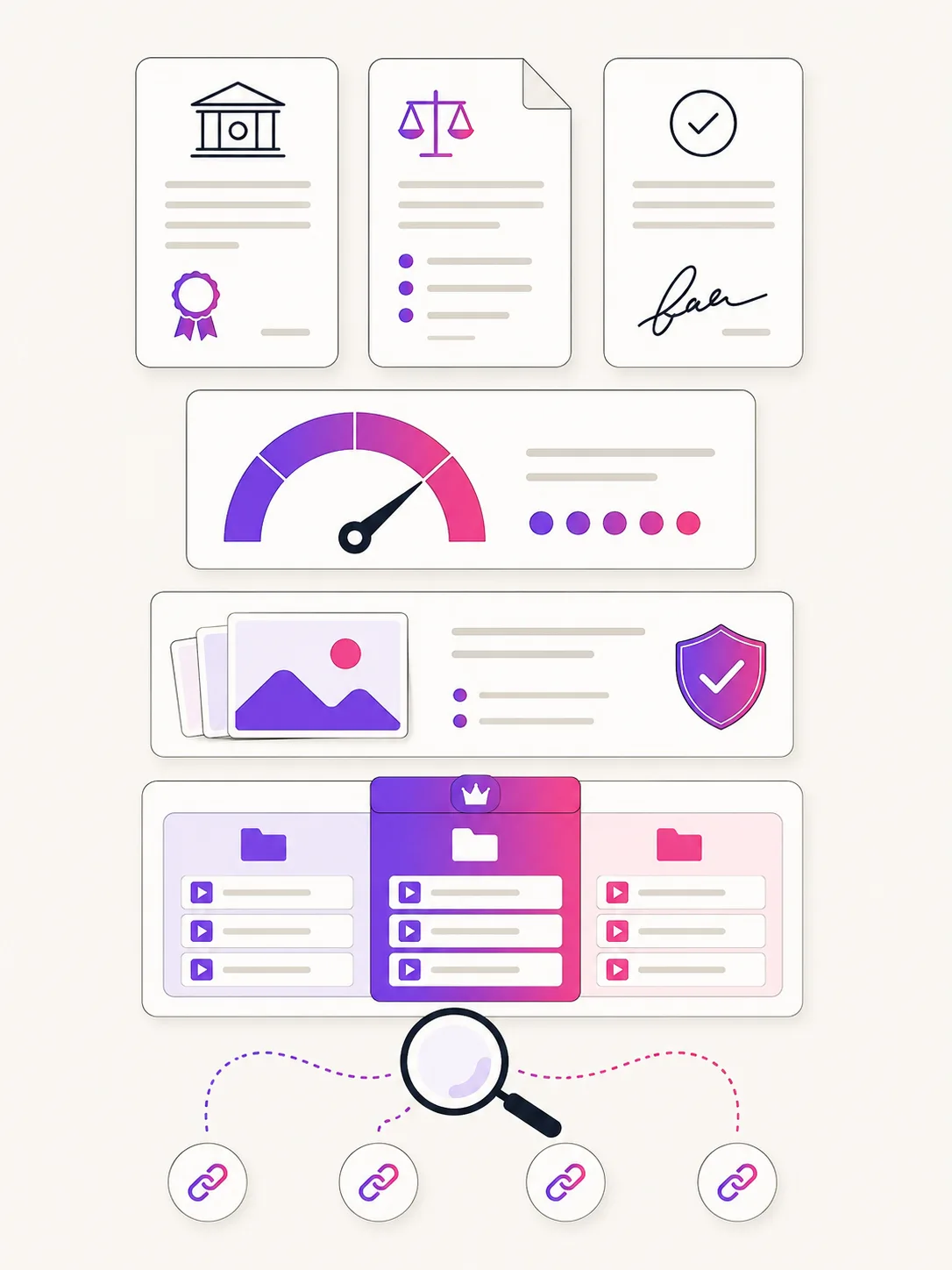 Illustration of official pricing, minute-quota, and stock-license checks for an AI video review