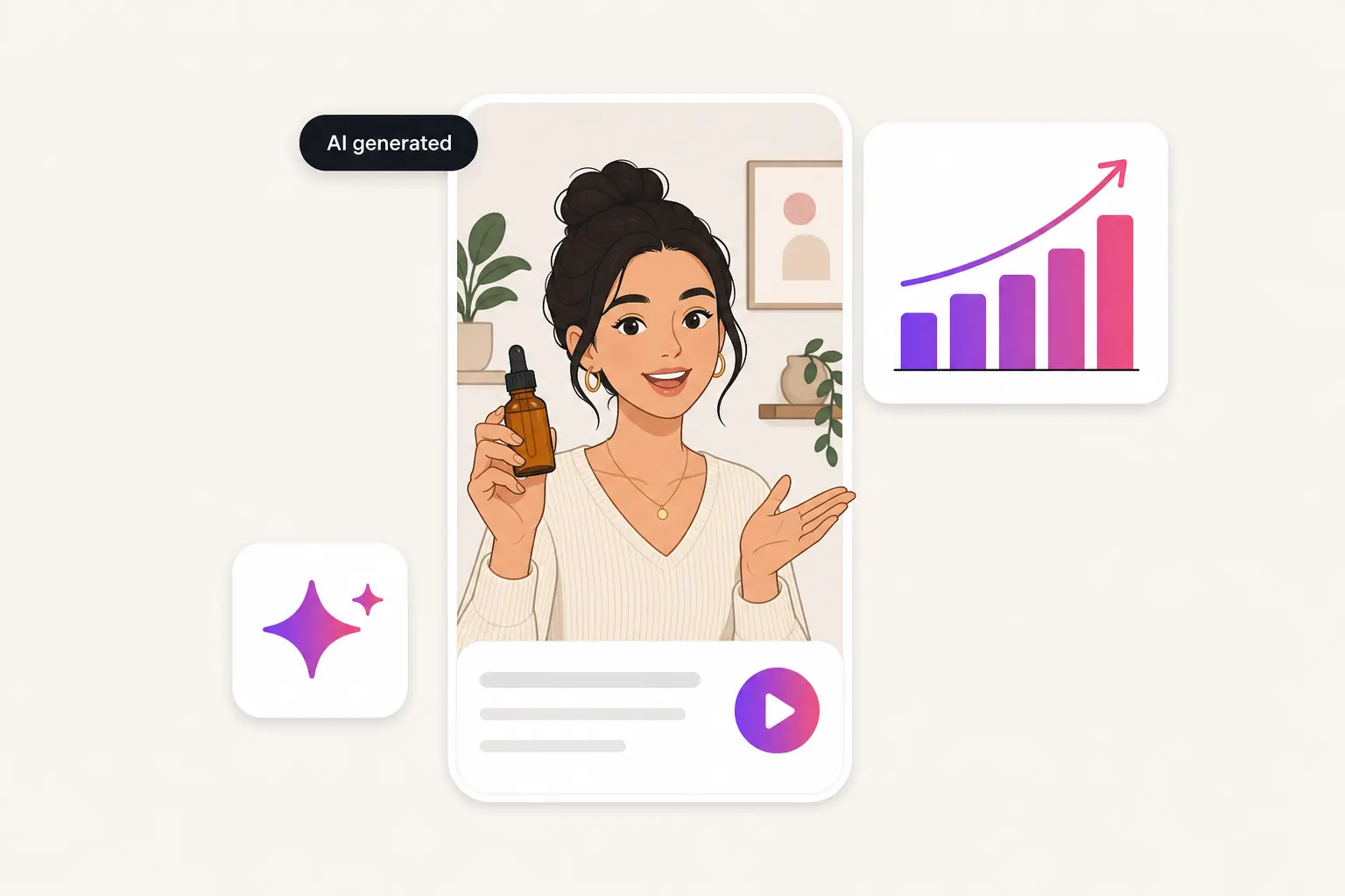 AI UGC: generated video in a product context