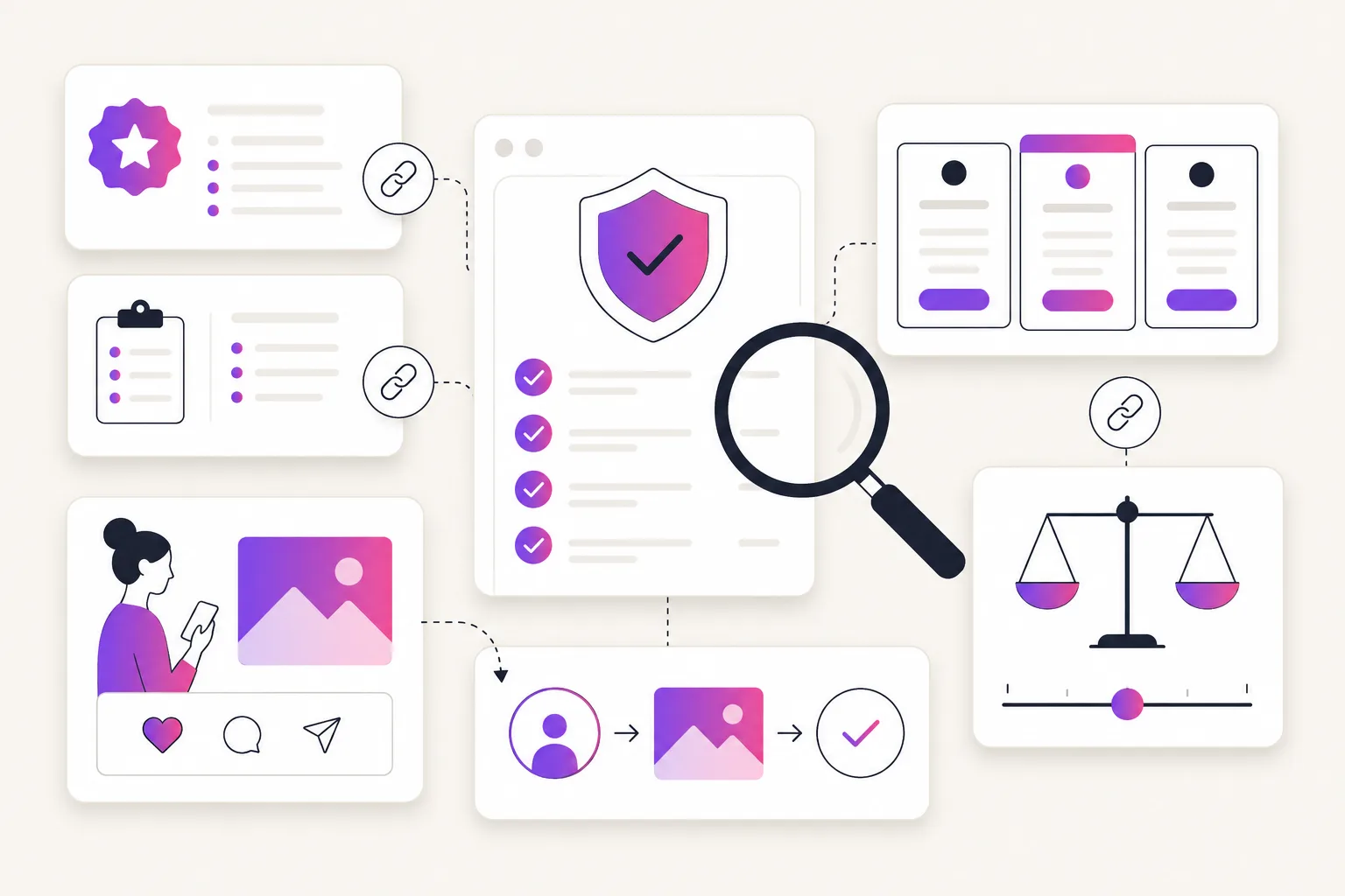 Illustration of feature, pricing, and workflow evidence for a Creatify alternative